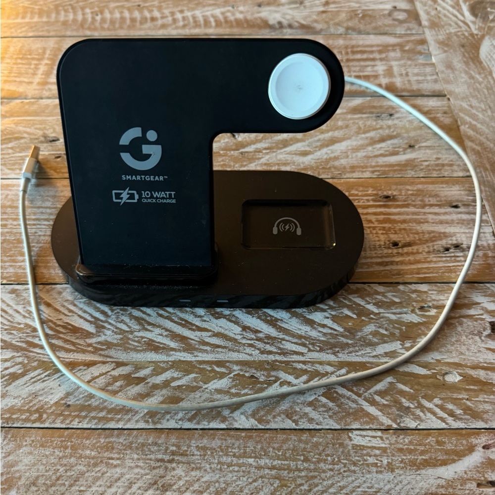 🔌Smart Gear 3-in-1 Wireless Charging Station🔌 phone watch earbud +🍎Watch charger